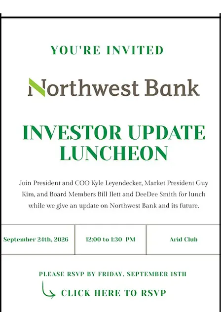 Northwest Bank Investor Luncheon