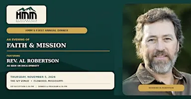HMM's First Annual Dinner - Featuring Rev. Al Robertson