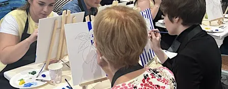 Christmas Paint and Sip evening