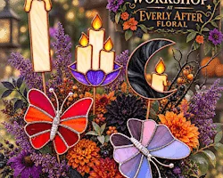 Stained Glass Flower Pike Workshop at Everly After Floral