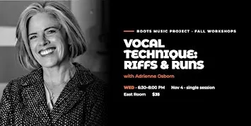 RMP WORKSHOP: Vocal Technique Masterclass: Riffs and Runs