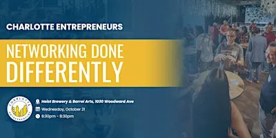 October Networking with Charlotte Entrepreneurs (10/21/26)