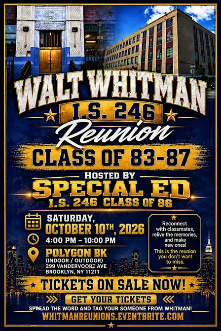 Walt whitman Reunion Class of 1983-1987