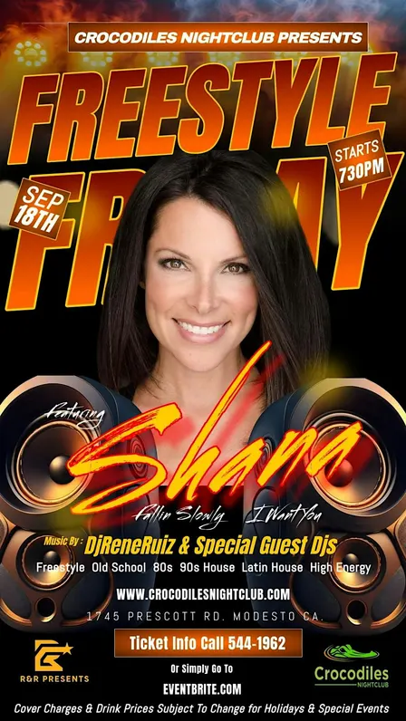 Freestyle Friday with SHANA at Crocodiles Nightclub!