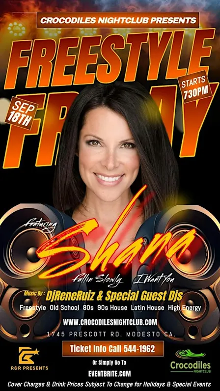 Freestyle Friday with SHANA at Crocodiles Nightclub!