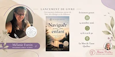 Lancement du livre Naviguer avec son enfant de  Mélanie Fortin