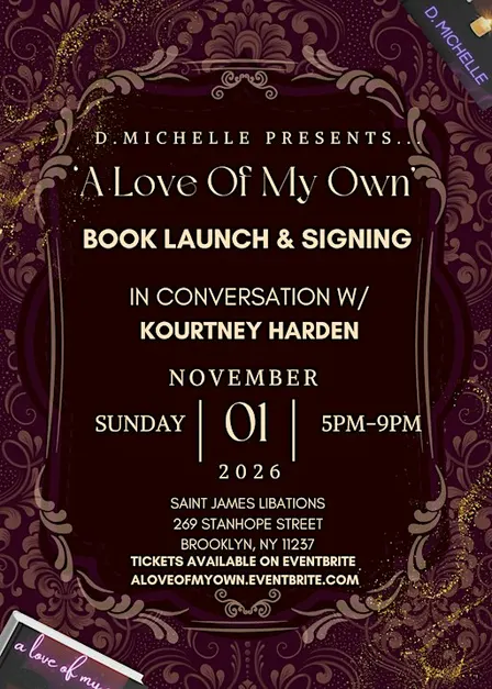'A Love Of My Own' Book Launch & Signing