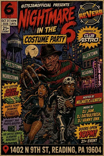 NIGHTMARE IN THE 6 HALLOWEEN COSTUME PARTY