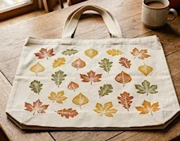 Fall Block Printing – Design Your Own Tote Bag