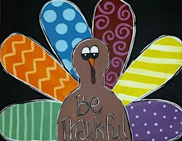 Kid's Canvas Paint Night - Thanksgiving Turkey