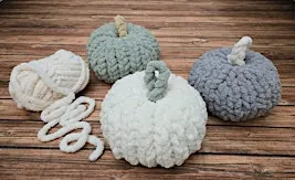 Chunky Knit Pumpkin Workshop – Beginner-Friendly Fall Craft
