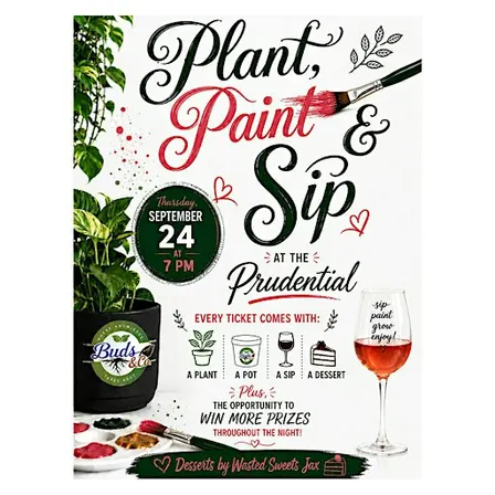 Plant, Paint, & Sip