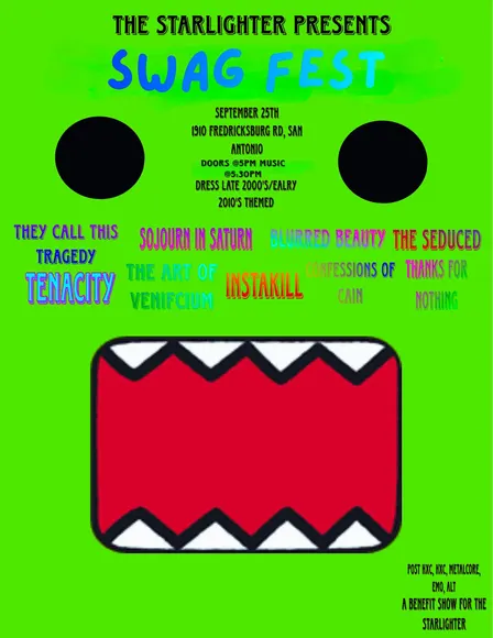 SWAG FEST • Benefit Show for The Starlighter