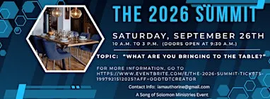 The 2026 Summit