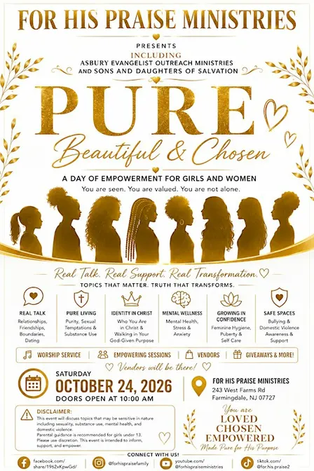 PURE: Beautiful & Chosen- A Day of Empowerment for Girls & Women Real Talk.