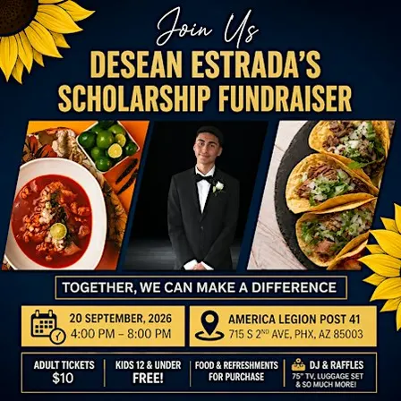 Desean Estrada's Scholarship Fundraiser