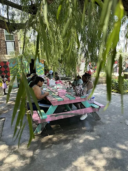 Craft Session in the Community Garden