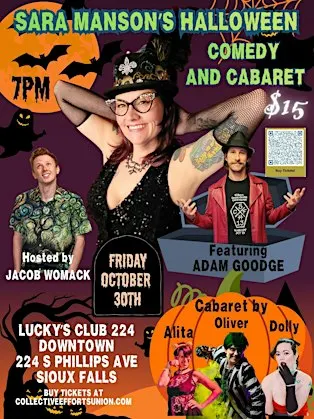 SARA MANSON'S Halloween Comedy & Caberet @ LUCKYS CLUB 224