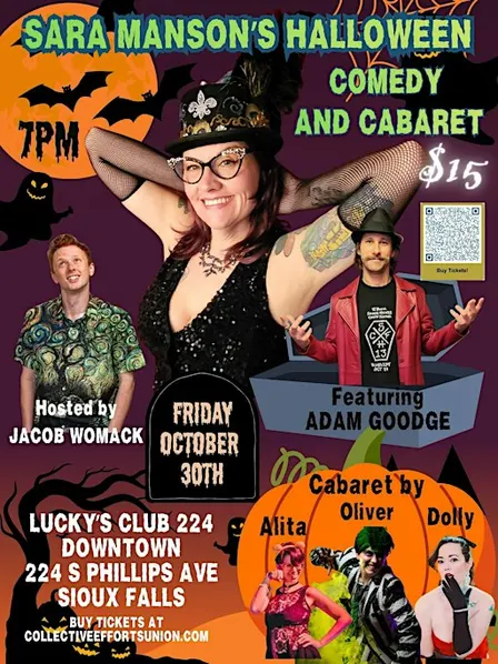 SARA MANSON'S Halloween Comedy & Caberet @ LUCKYS CLUB 224