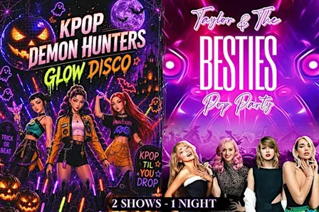 K-Pop Demon Hunters vs The Besties: Halloween Glow Party