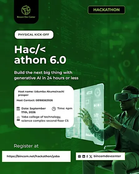Yaba College of Technology  Bincom  Hackathon Physical  Kickoff