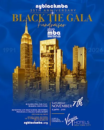 NYBLACKMBA 35th Anniversary Black Tie Gala Fundraiser