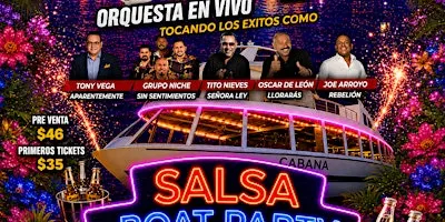 Salsa Boat Party y mas NYC | Orquesta En Vivo