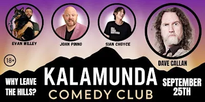 Kalamunda Comedy Club Showcase - September 25th