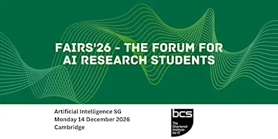FAIRS'26 - the Forum for AI Research Students