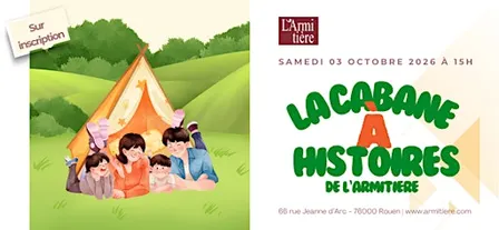 La cabane à histoire de L'Armitière, lecture jeunesse !
