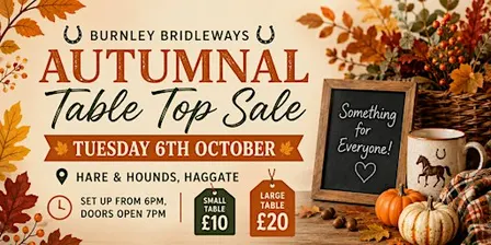 BBA Autumnal Table Top Sale!