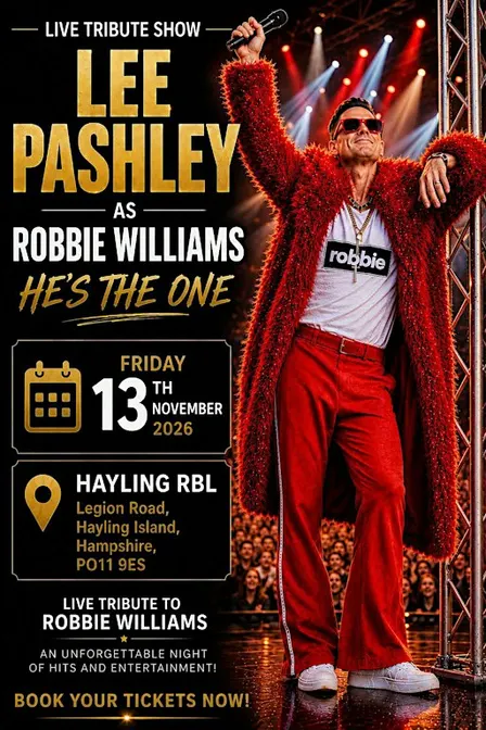 Lee Pashley as Robbie Williams