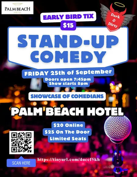 Stand-up Comedy in Palm Beach (Dark & Dirty jokes)
