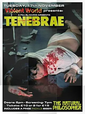 Violent World: Tenebrae Film Screening