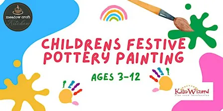 Kids Festive Pottery Painting