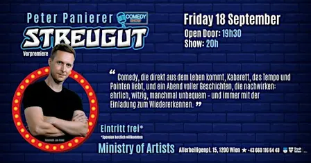 Kabarett: STREUGUT Peter Panierer
