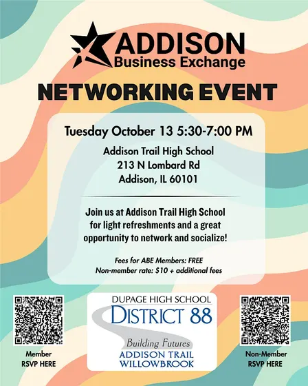 Addison Business Exchange Networking Event- Non-Member Registration