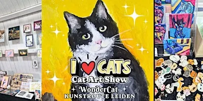 I Love Cats - cat art market & exhibition - 20 artists - workshops