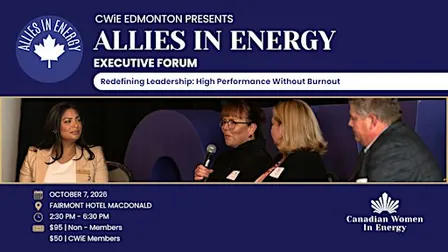 CWiE YEG - Allies in Energy Executive Forum