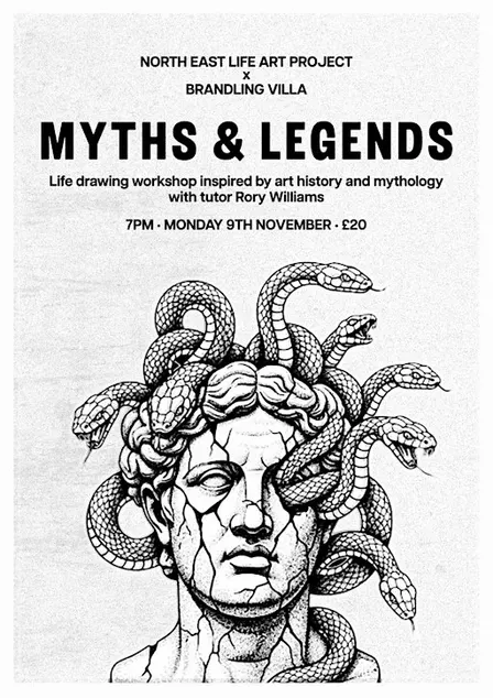 Myths & Legends drawing at The Brandling Villa