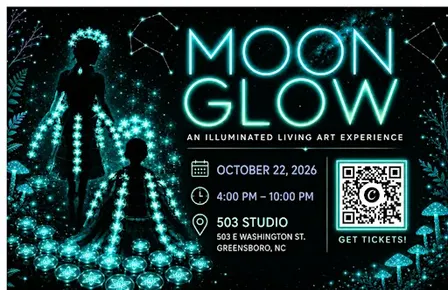 MOON GLOW: An Illuminated Living Art Experience