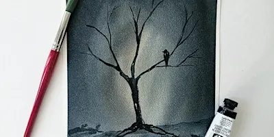 Watercolor for Beginners: Spooky Landscape
