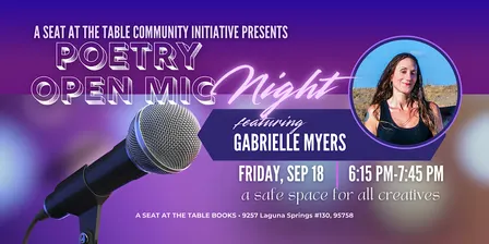 Poetry Open Mic Night at the Bookstore w/ Gabrielle Myers