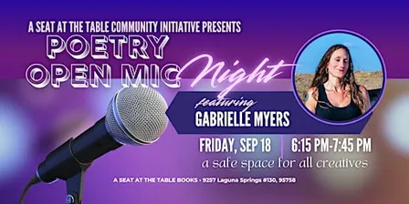 Poetry Open Mic Night at the Bookstore w/ Gabrielle Myers