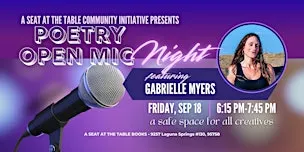 Poetry Open Mic Night at the Bookstore w/ Gabrielle Myers