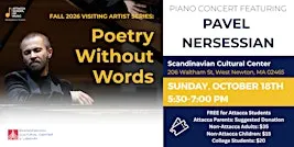 Poetry Without Words:  Piano Solo Concert with Pavel Nersessian