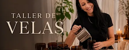 Taller de velas con Yesica Mazek