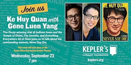 Ke Huy Quan with Gene Luen Yang