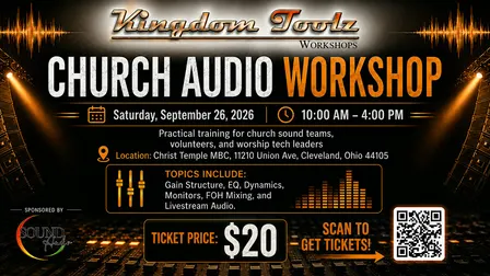Kingdom Toolz Church Audio Workshop