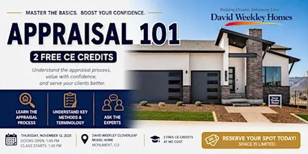 2 FREE CE: Apprasial 101 Class